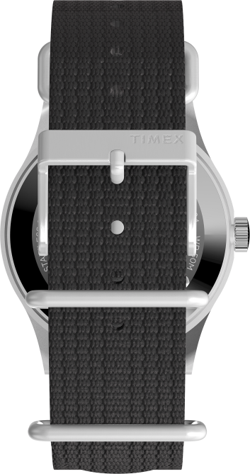 kellot | Timex x miehet todd snyder mk1 40mm kangasrannekello ruostumaton teräs/musta/muu 64XP1