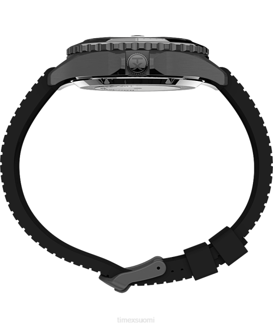 kellot | Timex miehet navi xl automaattinen kello 41mm synteettisellä kumilla musta 64XP43