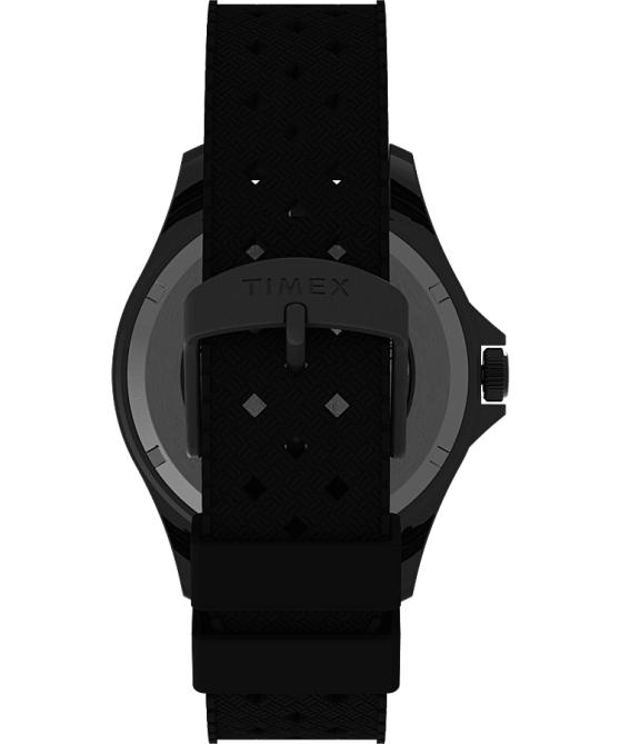 kellot | Timex miehet navi xl automaattinen kello 41mm synteettisellä kumilla musta 64XP43