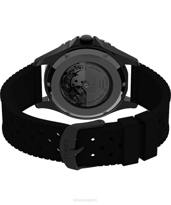 kellot | Timex miehet navi xl automaattinen kello 41mm synteettisellä kumilla musta 64XP43