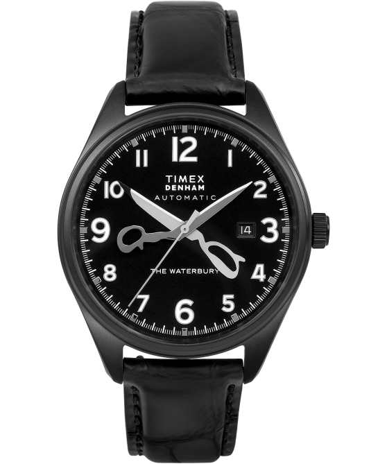 kellot | Timex x miehet denham waterbury automaattinen musta 64XP46