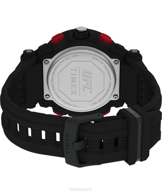 kellot | Timex miehet ufc Impact 50mm hartsirannekello musta 64XP252