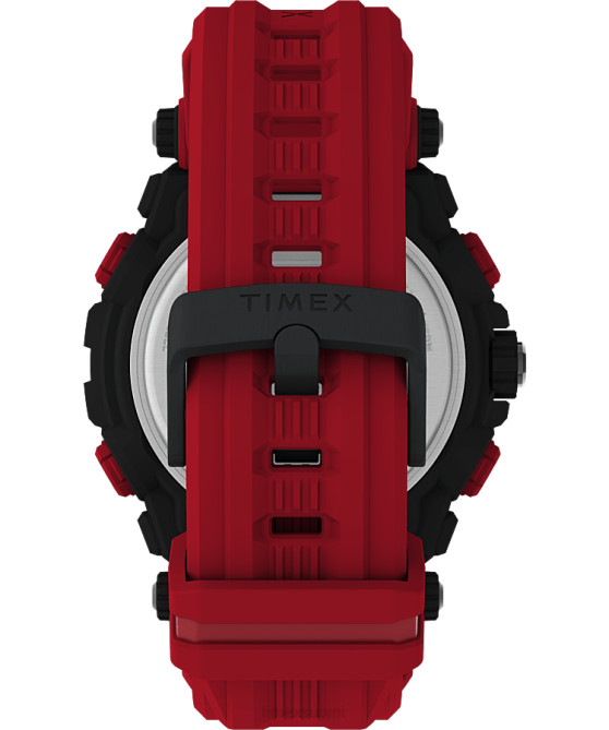 kellot | Timex miehet ufc Impact 50mm hartsirannekello musta punainen 64XP246