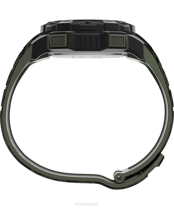 kellot | Timex miehet ufc core shock 45mm hartsirannekello musta / camo 64XP268