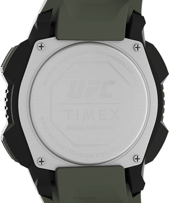 kellot | Timex miehet ufc core shock 45mm hartsirannekello musta / camo 64XP268
