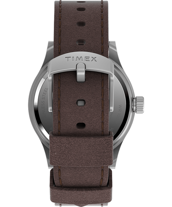 kellot | Timex miehet expedition north sierra 40mm nahkarannekello ruostumaton teräs/ruskea/kermanvärinen 64XP188