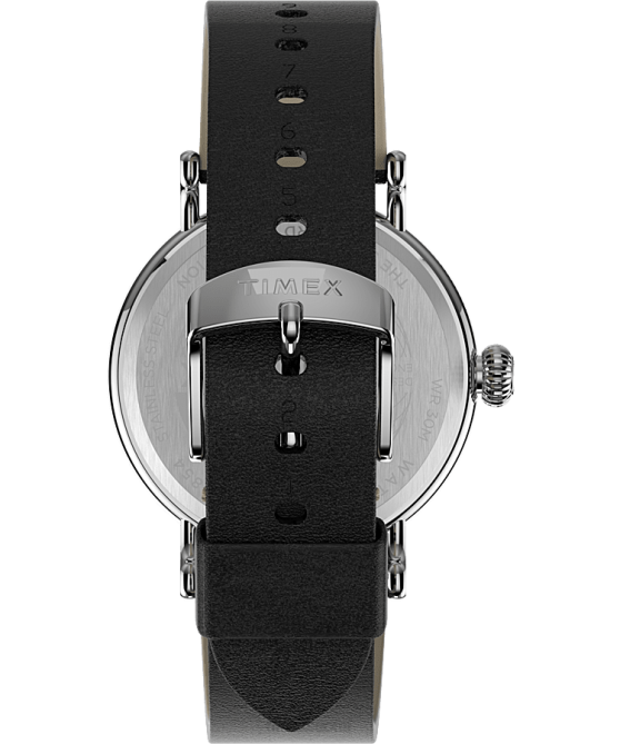 kellot | Timex miehet standard x peanuts featuring snoopy ystävänpäivä hopean sävyinen/musta/valkoinen 64XP232