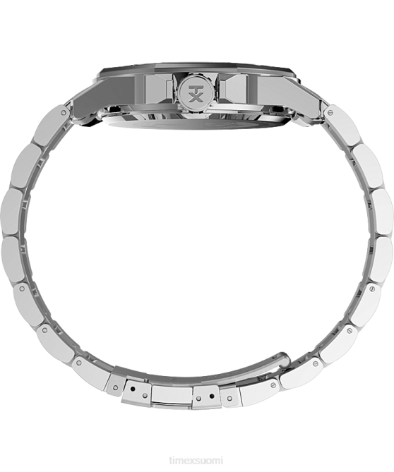 kellot | Timex miehet essex avenue 44mm ruostumattomasta teräksestä valmistettu rannekello hopean sävy/ruostumaton teräs/musta 64XP165