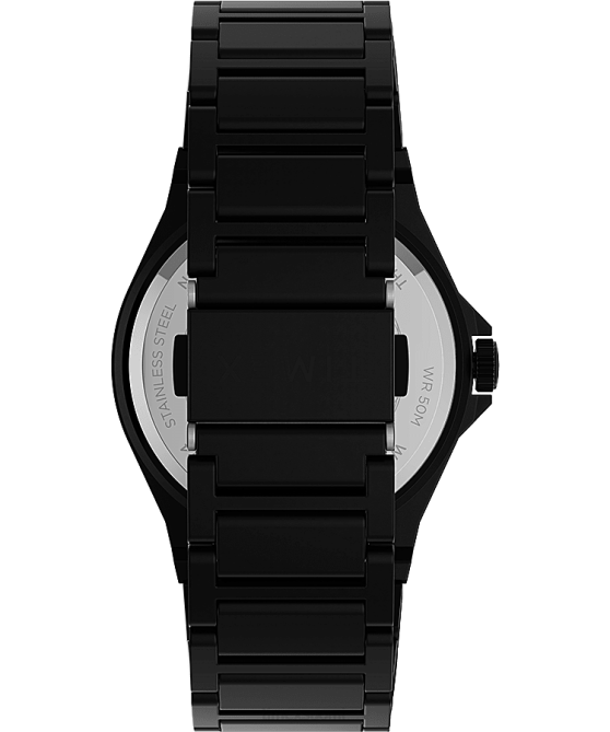 kellot | Timex miehet essex avenue ohut 40 mm ruostumattomasta teräksestä valmistettu rannekello musta 64XP173