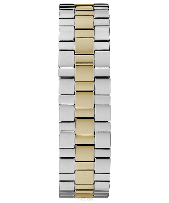 kellot | Timex miehet helppolukuinen päivämäärä 38mm laajennusrannekello kromi/kaksisävyinen/sininen 64XP146