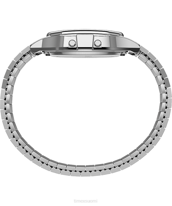 kellot | Timex miehet t80 34mm ruostumattomasta teräksestä valmistettu laajennusrannekello hopean sävyinen 64XP166