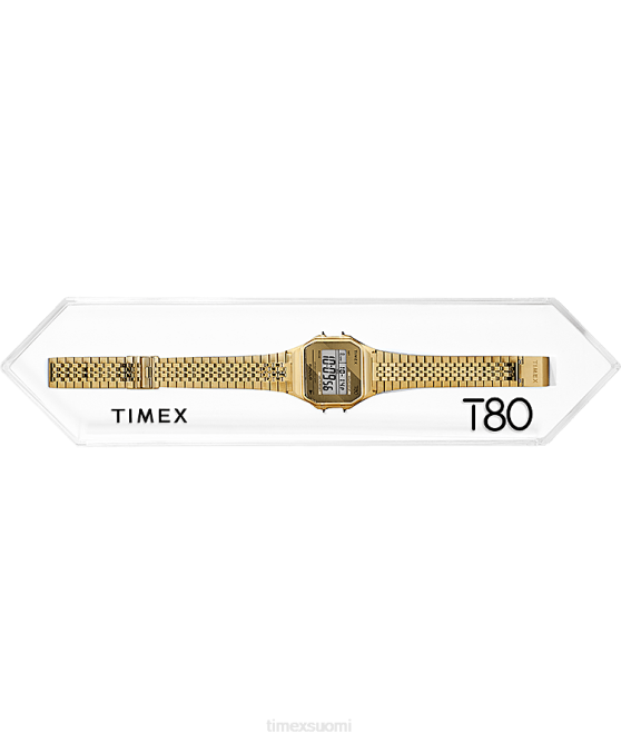 kellot | Timex miehet t80 34mm ruostumattomasta teräksestä valmistettu rannekello hopean sävyinen 64XP139