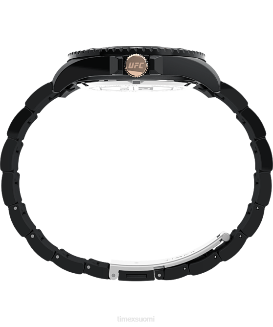 kellot | Timex miehet ufc debyytti 42mm ruostumattomasta teräksestä rannekello musta 64XP170