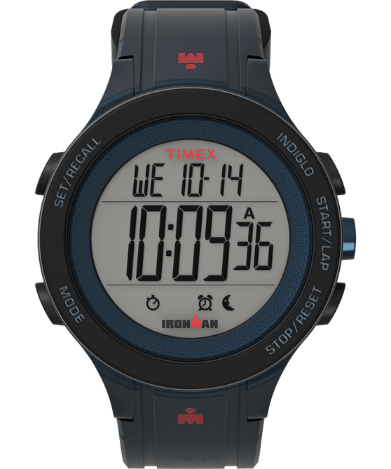 kellot | Timex miehet Ironman t200 42mm silikonirannekello sininen 64XP273