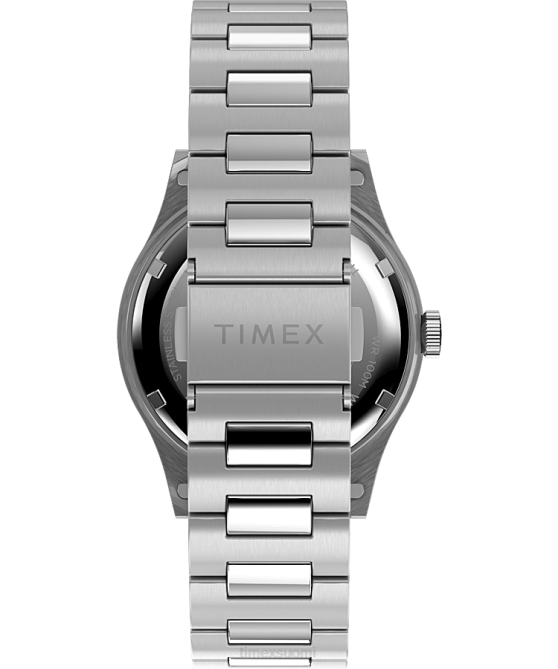 kellot | Timex miehet Waterbury perinteinen päivä/treffikello 39mm ruostumattomasta teräksestä valmistettu rannekello ruostumaton teräs/hopea-sävy 64XP276