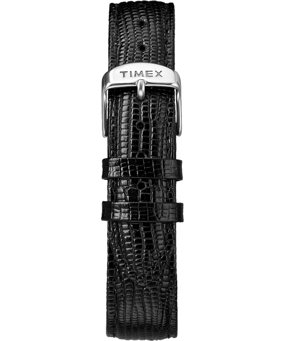 kellot | Timex miehet Marlin käsin kierretty 34 mm nahkarannekello musta/hopea sävy 64XP77