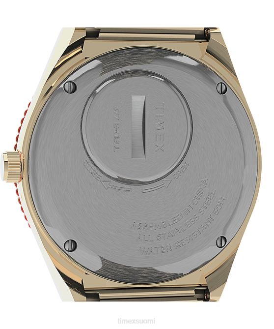 kellot | Q Timex naiset malibu 36 mm ruostumattomasta teräksestä valmistettu laajennusrannekello kultasävyinen/kaksisävyinen/musta 64XP372