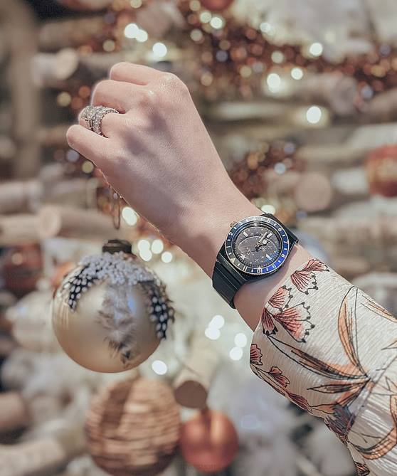 kellot | Q Timex naiset taivaallinen 36 mm ruostumattomasta teräksestä valmistettu laajennusrannekello sininen 64XP327