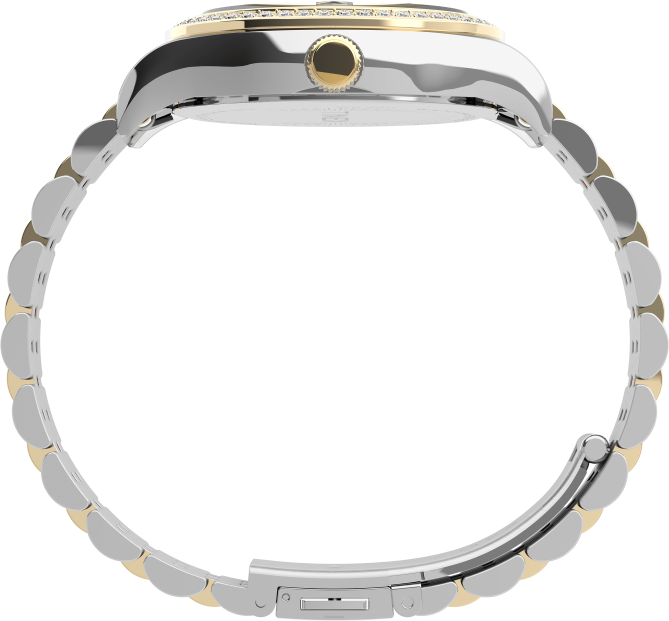 kellot | Timex naiset Waterbury perinteinen 34 mm ruostumattomasta teräksestä valmistettu rannekello kaksisävyinen/hopeasävyinen 64XP369