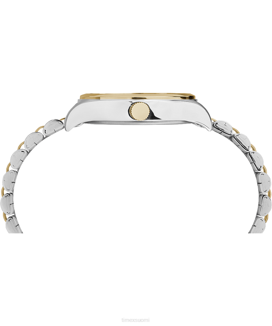 kellot | Timex naiset Waterbury perinteinen 34 mm ruostumattomasta teräksestä valmistettu rannekello kaksisävyinen/valkoinen 64XP373