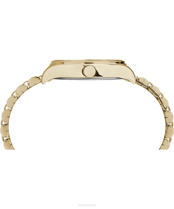 kellot | Timex naiset Waterbury perinteinen 34 mm ruostumattomasta teräksestä valmistettu rannekello kullan sävyinen/musta 64XP359