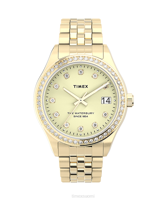 kellot | Timex naiset Waterbury perinteinen 34 mm ruostumattomasta teräksestä valmistettu rannekello kultainen sävy 64XP357