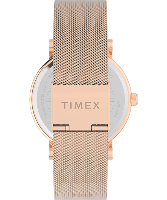 kellot | Timex naiset alkuperäinen 38mm ruostumattomasta teräksestä valmistettu kello ruusukultan sävyinen 64XP345