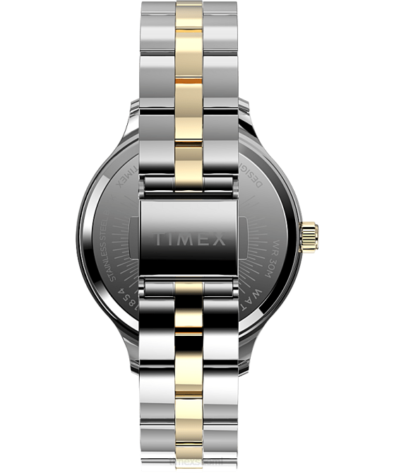 kellot | Timex naiset peyton 36mm ruostumattomasta teräksestä valmistettu rannekello hopeasävyinen/kaksisävyinen 64XP358