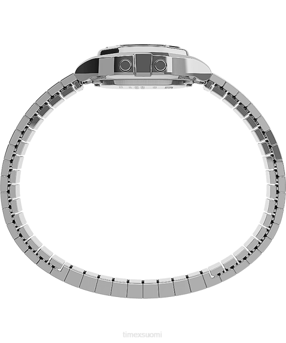 kellot | Timex naiset t80 mini 27mm ruostumattomasta teräksestä valmistettu laajennusrannekello hopean sävy/ruostumaton teräs 64XP346