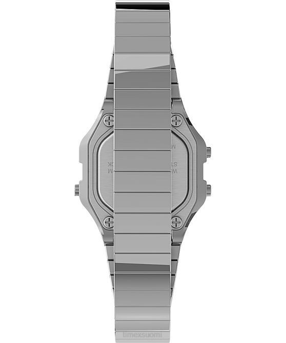 kellot | Timex naiset t80 mini 27mm ruostumattomasta teräksestä valmistettu laajennusrannekello hopean sävy/ruostumaton teräs 64XP346