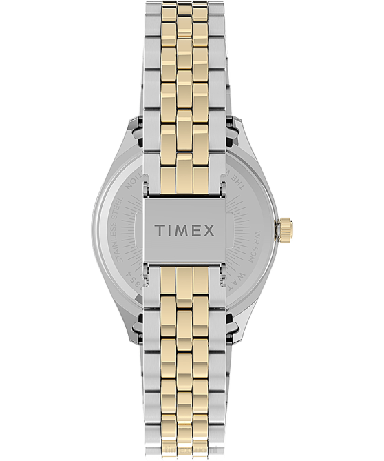 kellot | Timex naiset vanha poikaystävä 36 mm ruostumattomasta teräksestä valmistettu rannekello kaksisävyinen/kultasävyinen 64XP336
