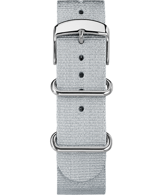 hihnat | Timex sukupuolineutraali 20 mm metallikudottua kangasta liukuhihna hopean sävyinen 64XP540