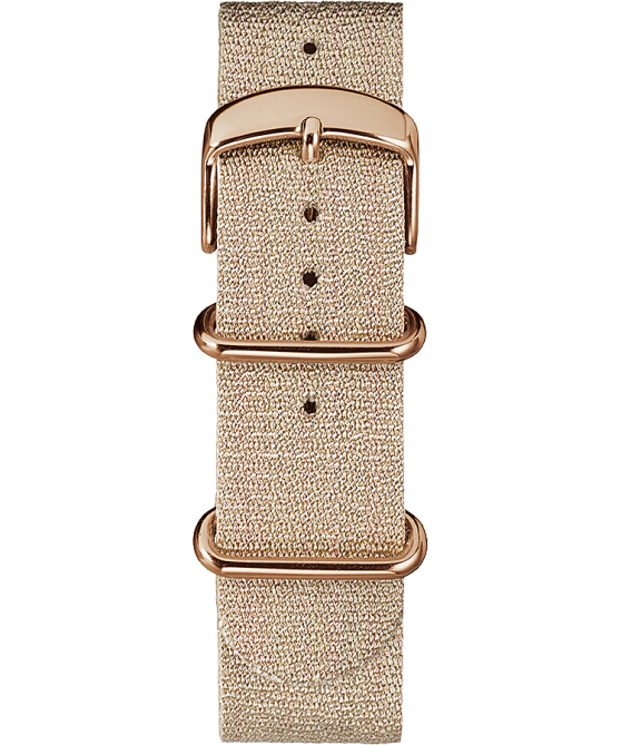 hihnat | Timex sukupuolineutraali 20 mm metallikudottua kangasta liukuhihna vaaleanpunainen 64XP521