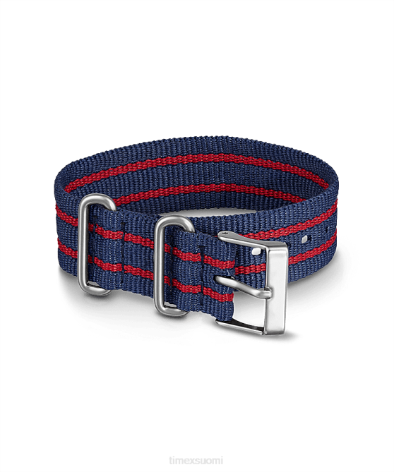 hihnat | Timex sukupuolineutraali 20 mm:n kankaasta liukuva yksikerroksinen hihna sininen 64XP505