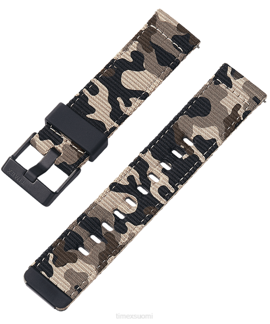 hihnat | Timex sukupuolineutraali 22mm pikalukituskangashihna camo 64XP520