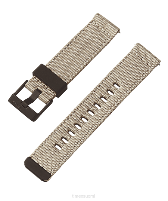 hihnat | Timex sukupuolineutraali 22mm pikalukituskangashihna rusketus 64XP519