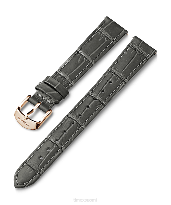 hihnat | Timex sukupuolineutraali 16mm nahkaranneke harmaa 64XP455