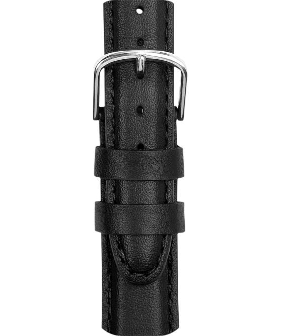 hihnat | Timex sukupuolineutraali 18mm nahkaranneke musta 64XP464