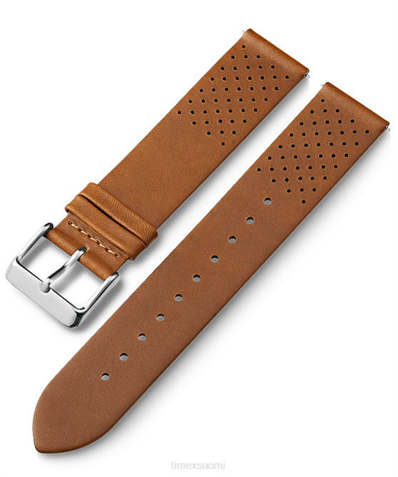 hihnat | Timex sukupuolineutraali 20 mm pikalukitus mattanahkahihna rusketus 64XP418