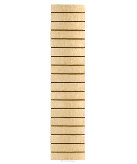 hihnat | Timex sukupuolineutraali 18 mm ruostumattomasta teräksestä valmistettu laajennusnauha kultainen sävy 64XP497