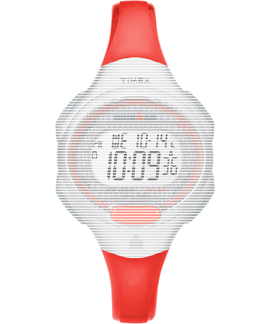 hihnat | Timex sukupuolineutraali korvaava 12mm hartsihihna ironman essential 10 keskikokoiselle oranssi 64XP584