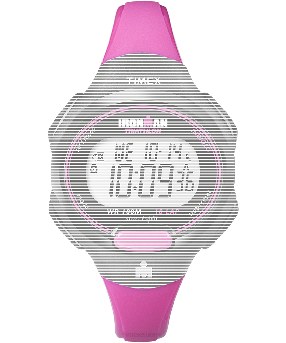 hihnat | Timex sukupuolineutraali korvaava 12mm hartsihihna ironman essential 10 keskikokoiselle vaaleanpunainen 64XP551