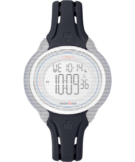 hihnat | Timex sukupuolineutraali korvaava 13mm silikoniranneke Ironman sleek 50 keskikokoiselle mallille sininen 64XP576