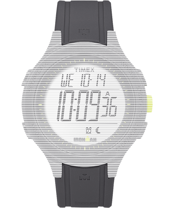 hihnat | Timex sukupuolineutraali korvaava 15 mm silikoniranneke Ironman essential 30:lle harmaa 64XP639