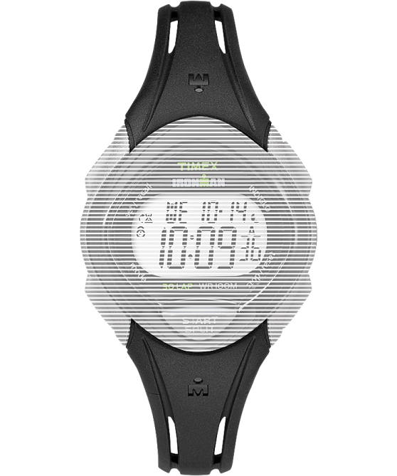 hihnat | Timex sukupuolineutraali korvaava 16 mm hartsihihna Ironmanin tyylikkäälle 30 keskikokoiselle mallille musta 64XP592