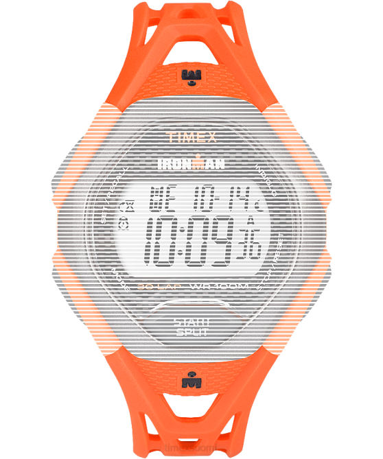 hihnat | Timex sukupuolineutraali korvaava 17 mm hartsihihna Ironman sleek 30:lle täysikokoiselle oranssi 64XP607