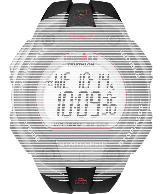 hihnat | Timex sukupuolineutraali korvaava 18mm hartsihihna Ironman classic 30 oversizelle musta 64XP663