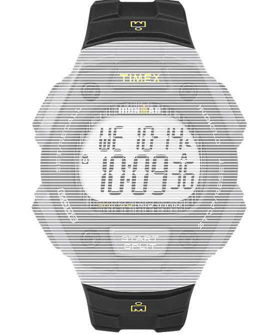 hihnat | Timex sukupuolineutraali korvaava 18mm hartsihihna Ironman classic 30 täysikokoiseen malliin musta 64XP689