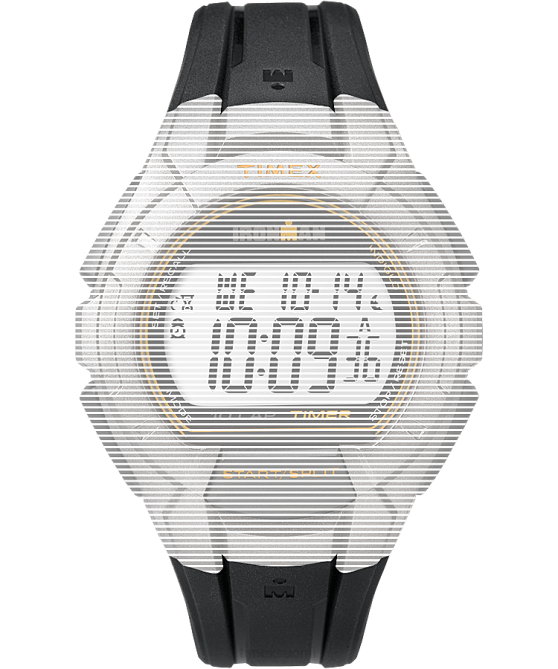hihnat | Timex sukupuolineutraali korvaava 18mm hartsihihna Ironman essential 10:lle täysikokoinen musta 64XP545