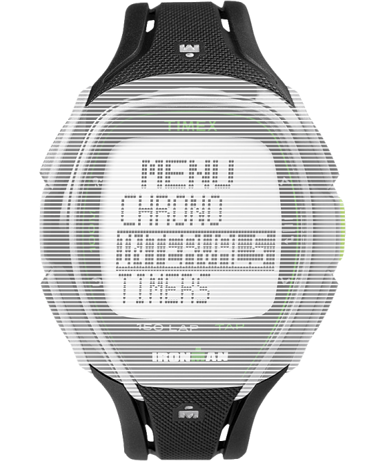hihnat | Timex sukupuolineutraali korvaava 20 mm hartsihihna Ironmanin 150 kierroksen sulavalinjaiseen täysikokoiseen musta 64XP560